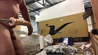 one more gay ass fucking with machine for fat guy