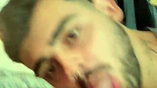 He enjoys a blowjob from an amateur while playing video games.