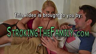 stepfamily milf and teen in wild foursome cumshot