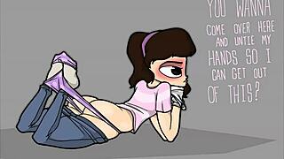 Cartoon girl wedgie compilation 1 with intriguing contrasts