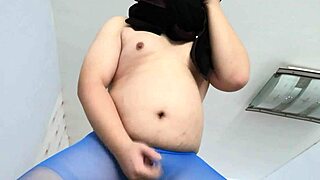 Gay Boy In Silk Stockings Teasing.