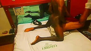 my african friend exploring my little house of pleasure