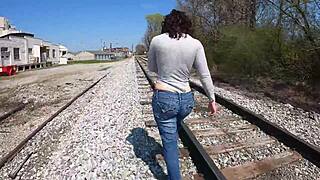 Big ass pawg struts her stuff in part 3