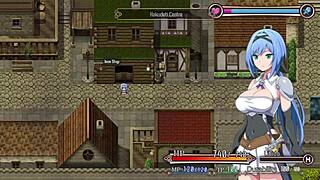 The adventurer falls into a cave trap in Nightmare Knight part 2