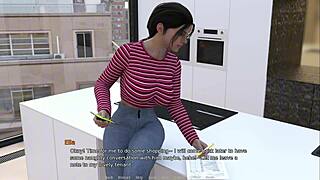 fingering her pussy in bathroom 😍