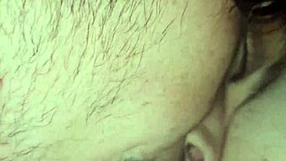 A gay man receives oral pleasure in his mouth during a deep session