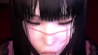 Chainsaw Man bound tight in 3D hentai