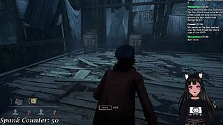 watch vtuber lewdneko get spanked while playing dbd part 2