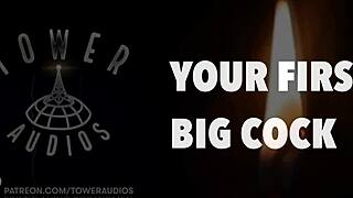 Listen to erotic audio of your first big cock with dirty talk from a boyfriend friend