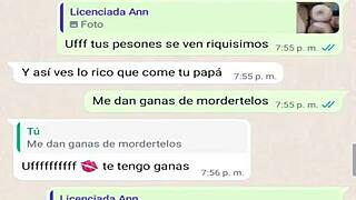 My stepmom texts me dirty while dad’s away on business! 😳