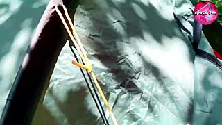 Intense Solo Masturbation Scene With Girl While Camping In Hentai Anime