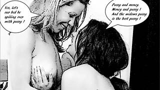 Imogene gets the widow in softcore hentai anime cartoon