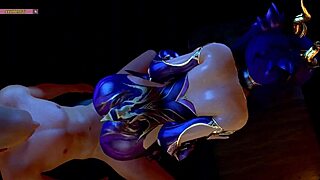 zi yan rides massive shaft in wild 3d animation