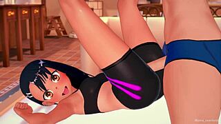 Nagatoro Gets Hot After Sport And Jerks Off In Hentai