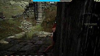 catch me ep 2, the hunter gets outdoor doggystyle sex in this hentai game