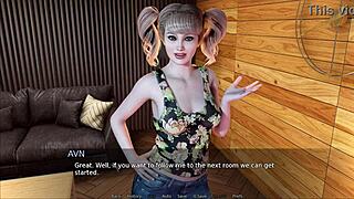 blonde bbw fucked hard with lactating big tits in 3d porn game trials.