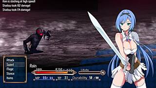 The adventurer falls into a cave trap in Nightmare Knight part 2