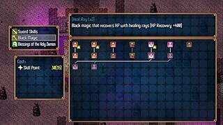 The adventurer falls into a cave trap in Nightmare Knight part 2