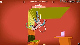 Odymos LGBT Hentai Game Ep 2: Fucking Ceiling Lamp as Anal Plug in University