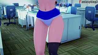 ANDROID 18 AND VIDEL WANT TO FUCK GOHAN HARD!