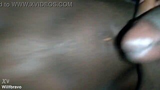 i sucked the big black cock deepthroat, gagging and choking, then creampie bareback