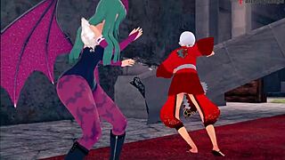 Morrigan starts hating then enjoys the halloween special.