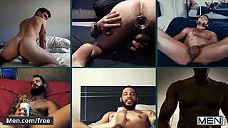 Six Men on Call: Dildos in Holes or Stroking Dicks?