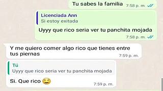 My stepmom texts me dirty while dad’s away on business! 😳