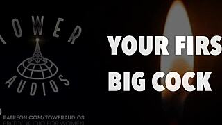Listen to erotic audio of your first big cock with dirty talk from a boyfriend friend