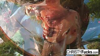 Christy Mack Masturbates Her Pussy Solo