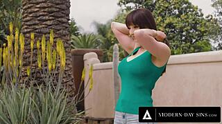 anna claire clouds convinces husband for threesome with lexi luna