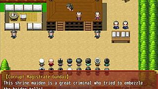 Battle Shrine Maiden Honoka in Wild Gangbang Action, Wow!