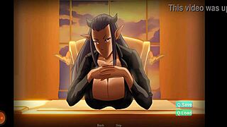 hero shapeshifts his dick to recharge the woman's energy