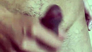 that gay guy playing with his belly button and cumming