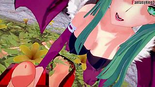 Morrigan starts hating then enjoys the halloween special.