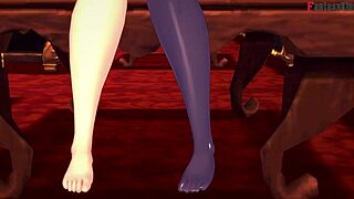 i'm stepsister with big tits givin handjob on legs in pantyhose kinky