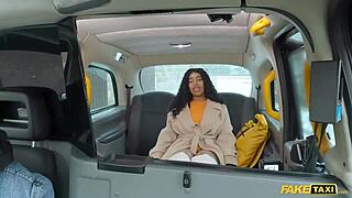 fake taxi driver can't believe those massive tits and huge ass! 😲💦