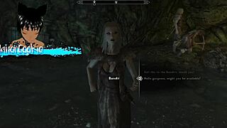 Skyrim messing around with sex mods and having sex in different positions