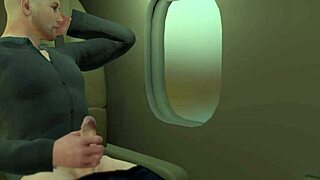 3d porn shows busty teen stewardess banged hard on airplane