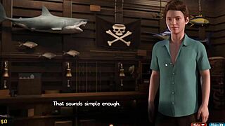 I feel the sexy milf massaging my cock in treasure of nadia episode 2