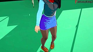 ANDROID 18 AND VIDEL WANT TO FUCK GOHAN HARD!