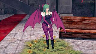 Morrigan starts hating then enjoys the halloween special.