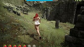 catch me ep 2, the hunter gets outdoor doggystyle sex in this hentai game