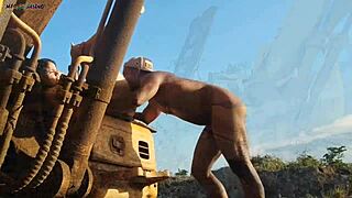 Trabalhador De Maquina Pesada Abandona Trabalho Pra Tranzar Com Gostosa Que Chega Pra Distrai-Lo!