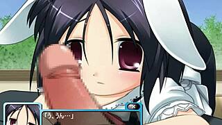 rabbit training in hentai game