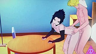 Can Naruto and Sasuke resist their horny hentai urges with blowjobs and cumshots?