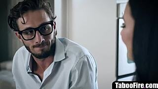 hot office clerk chatting with her colleague