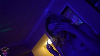 queen of hell and gibby the clown bang hard after a wild disco party. they ride and suck all night!