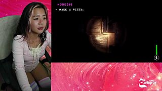 Big tiddy bitch Chiku is chasin me in fap nights at frennis exotiqfox fnaf hentai game part 3