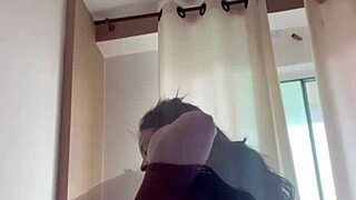 amateur anal with young girl on living room sofa